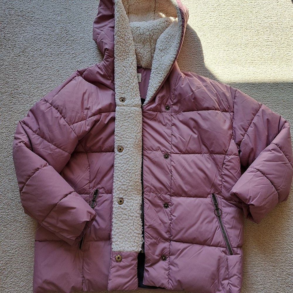 pink puffer winter jacket/coat size xlarge